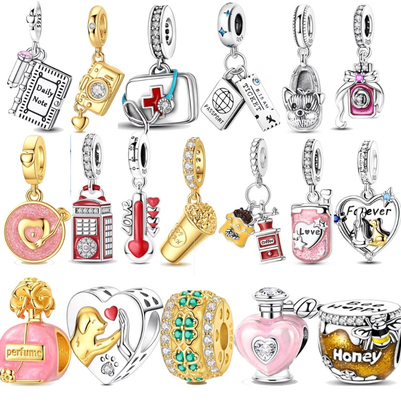 Travel Accessories Jewelry - Srebrne zawieszki 925, idealne do tworzenia